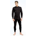 Black Performance Polypropylene Thermal Underwear Top (S to XL)
